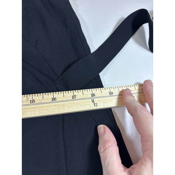 Everlane Japanese GoWeave Tank Wrap Dress Black 6 - Picture 8 of 12